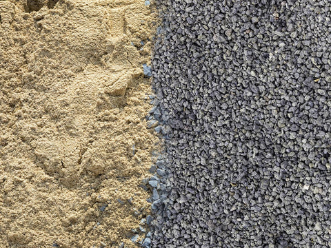 Aggregates and sand materials